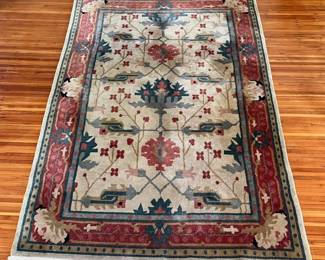 Authentic Egyptian Hand Knotted Wool Rug, Appraised For $125 (5'6"x8'5")
Lot #: 30