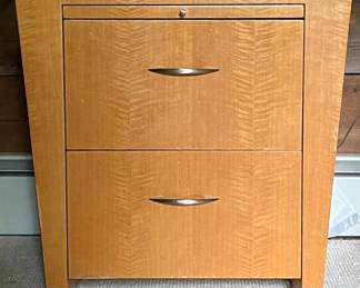 Mid Century Modern Night Table With Pull-Out Surface, Matches Bed & Dresser
Lot #: 42