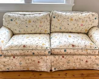 Vintage Embroidered Floral Sofa
Lot #: 49
