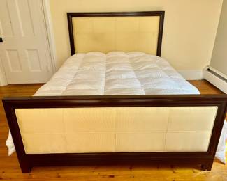 Queen Size Solid Weed With Upholstered Headboard & Footboard
Lot #: 35