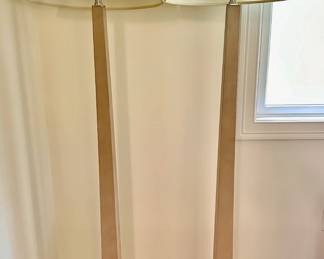 Pair Vintage Floor Lamps With Fabric Covered Shafts
Lot #: 98