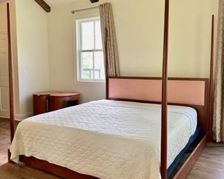 Adjustable Four Post Queen Sized Bed With Upholstered Headboard
Lot #: 33