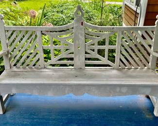 Large Solid Wood Outdoor Bench
Lot #: 118