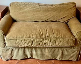 Rowe Velvet Love Seat Sleeper Sofa, Twin Sized
Lot #: 52