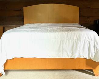 Mid Century Modern Queen Sized Bed, Matches Dresser & Night Table
Lot #: 41