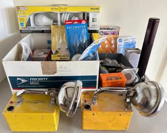 Vintage Flashlights & New Bulbs Of Many Sizes
Lot #: 180