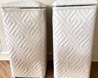 2 Small Wicker Hampers
Lot #: 195