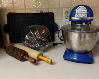 Stand Mixer and baking items