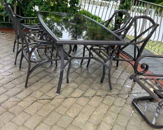 outside table and chair set