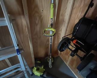 cordless line trimmer blower
