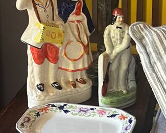 Authentic old staffordshire porcelains 