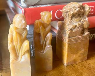 Jade and carved stone seals