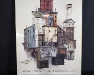 Lot # : 497 - Music center of Los Angeles County poster
