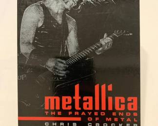 Lot # : 54f - Metallica band signed book autographed by Kirk
