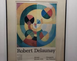 Lot # : 290 - Robert Delaunay 1976 Paris exhibition poster
