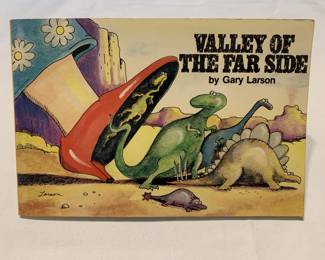 Lot # : 250f - Valley of The Far Side book autographed signed by Gary Larson 1985 softcover
