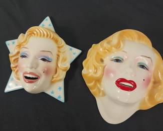 Lot # : 559 - Vintage Marilyn Monroe Clay Art hand-painted 
