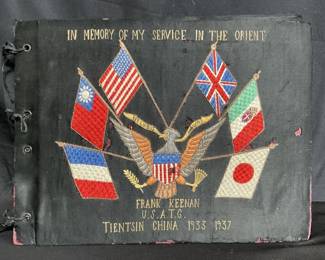 Lot # : 330 - Group of vintage photographs in photo album 
