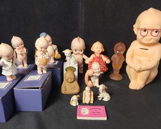 Lot # : 477 - Vintage Kewpie dolls, large ceramic bank, bisque,
