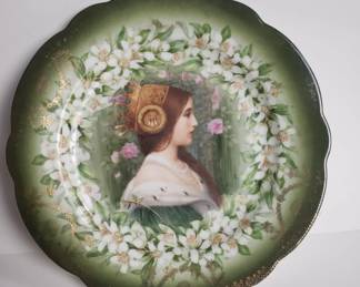 Lot # : 202 - Imperial Crown China Austria portrait plate
