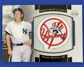 Lot # : 506z - 2003 Sweet Spot Mickey Mantle patch card
