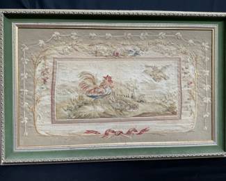 Lot # : 332 - Vintage framed tapestry frame: 21.5” x 32.5”,
