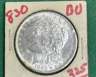 Lot # : 318z - 1883-O Morgan silver dollar
