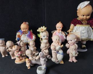 Lot # : 483 - Vintage Kewpie doll lot, various ages & sizes
