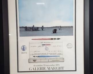 Lot # : 498 - Steinberg Galerie Maeght poster
