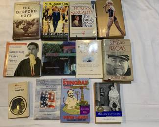 Lot # : 378f - Group of autographed books
