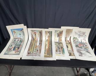 Lot # : 333 - Group of silkscreen prints on paper New York 
