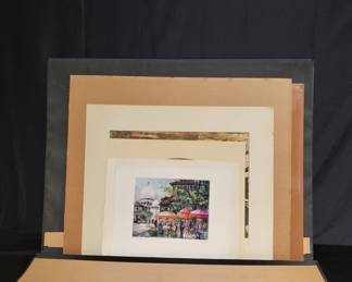 Lot # : 163 - Group of etchings in portfolio
