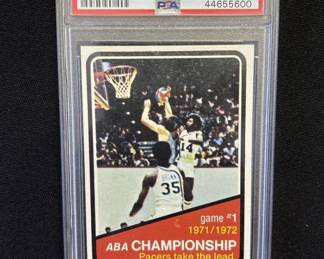 Lot # : 447z - 1972 Topps ABA Championship Pacers
