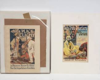 Lot # : 159 - Pair of lithographs
