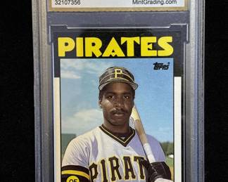 Lot # : 446z - Barry Bonds 1986 Topps rookie
