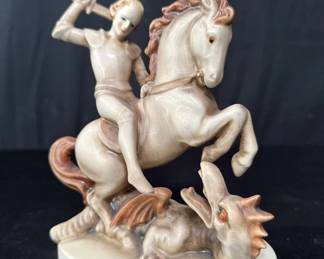 Lot # : 99 - M. J. Hummel "St. George" porcelain figurine
