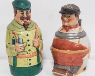 Lot # : 363 - Pair of German beer steins, box lot
