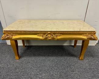Rococo-Style Italian Foyer Table w/ Composite Top	