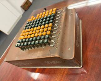 Vintage Comptometer Adding Machine by Felt & Tarrant Mfg. Co. Chicago	