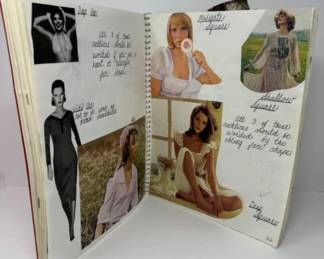 Grumbacher Artist's Papers: Scrapbook w/ Vintage Fashion Clippings	