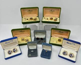 Anson Designer Cufflinks and Accessories Collection (Set of 9)	
