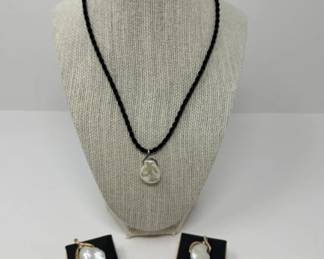 Keshi Pearl Pendant Trio in 14k Gold & Diamonds	