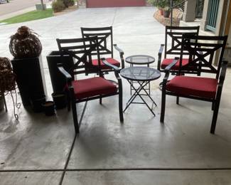 Patio chairs - plant stands