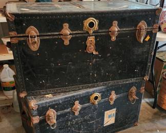 Several Steamer Trunks