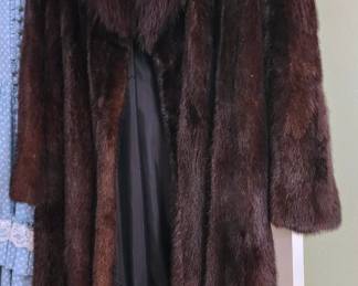 Nitsa Furs, Full Length, Mink Coat