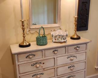 Custom Painted Accent Chest