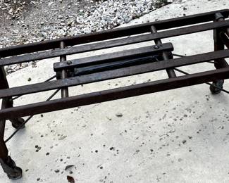 Original and old foldable wash stand. Great for displaying blankets &large items. 