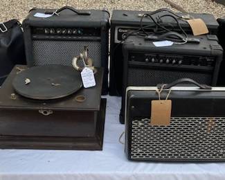 Old hand  cranked victrola with crank and needles. 25% off tomorrow. 