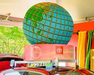 Custom Earth/Globe. Can easily be repurposed/re- branded