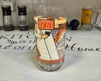 Vintage Star Wars glassware